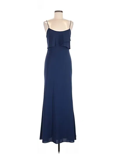 Pre-owned Jenny Yoo Collection Cocktail Dress In Blue