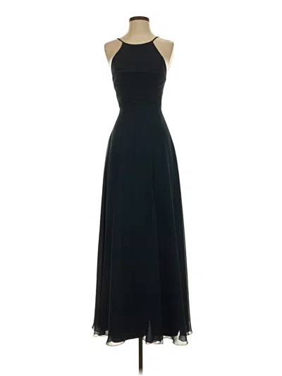 Pre-owned Jenny Yoo Collection Cocktail Dress In Blue