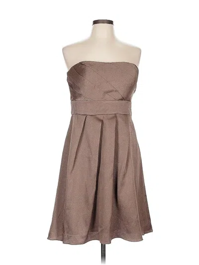 Pre-owned Jenny Yoo Collection Cocktail Dress In Brown