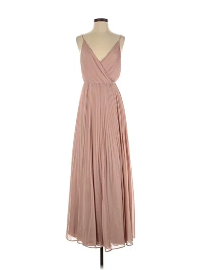 Pre-owned Jenny Yoo Collection Cocktail Dress In Brown