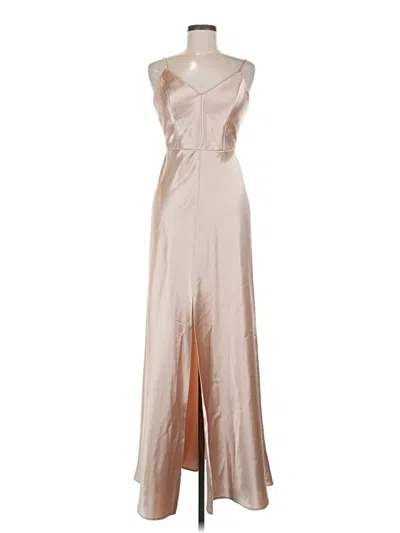 Pre-owned Jenny Yoo Collection Cocktail Dress In Brown