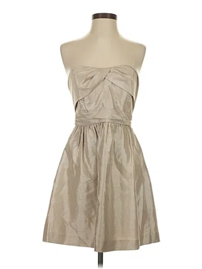 Pre-owned Jenny Yoo Collection Cocktail Dress In Brown