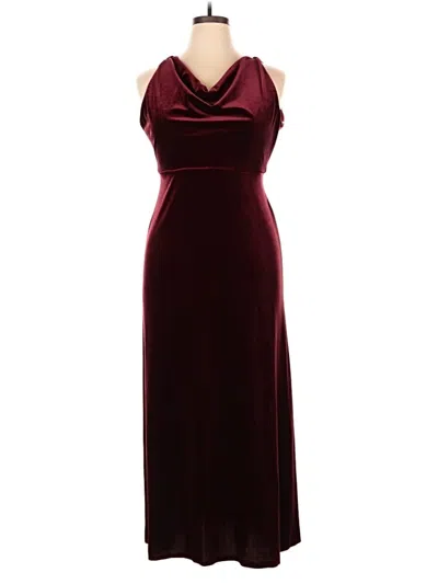 Pre-owned Jenny Yoo Collection Cocktail Dress In Burgundy