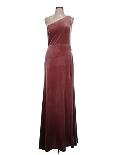 Pre-owned Jenny Yoo Collection Cocktail Dress In Burgundy