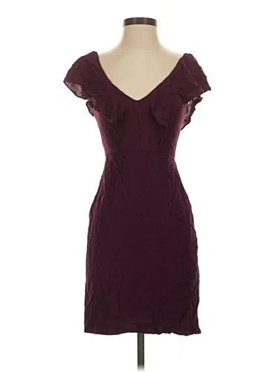 Pre-owned Jenny Yoo Collection Cocktail Dress In Burgundy