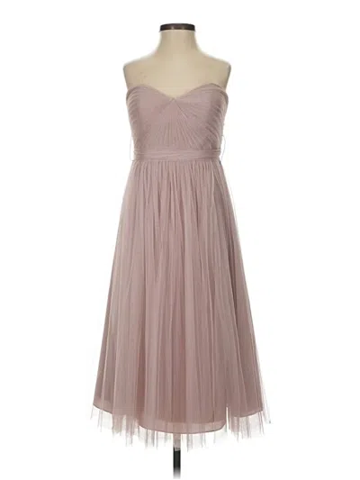 Pre-owned Jenny Yoo Collection Cocktail Dress In Gray