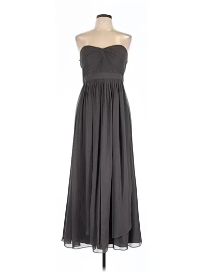 Pre-owned Jenny Yoo Collection Cocktail Dress In Gray