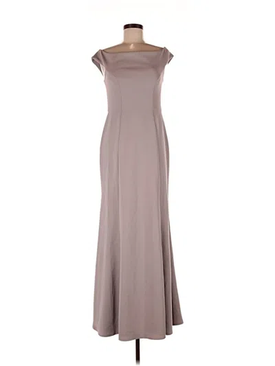 Pre-owned Jenny Yoo Collection Cocktail Dress In Gray