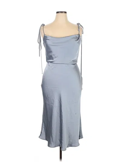 Pre-owned Jenny Yoo Collection Cocktail Dress In Gray