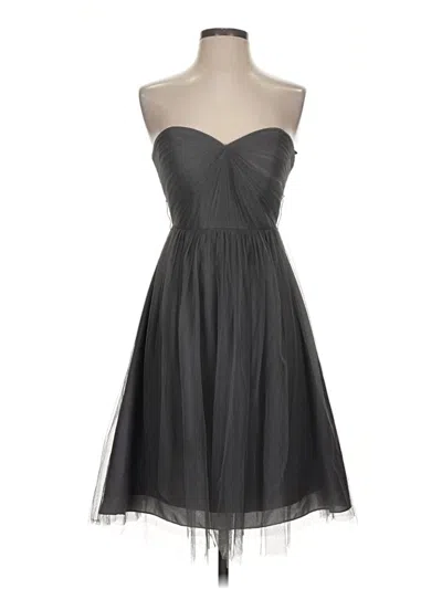 Pre-owned Jenny Yoo Collection Cocktail Dress In Gray