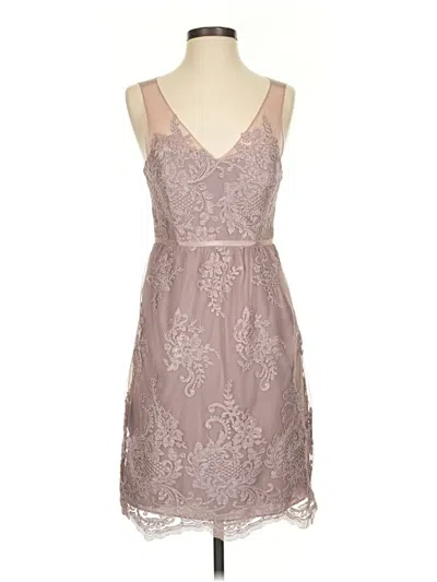 Pre-owned Jenny Yoo Collection Cocktail Dress In Gray