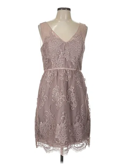Pre-owned Jenny Yoo Collection Cocktail Dress In Gray