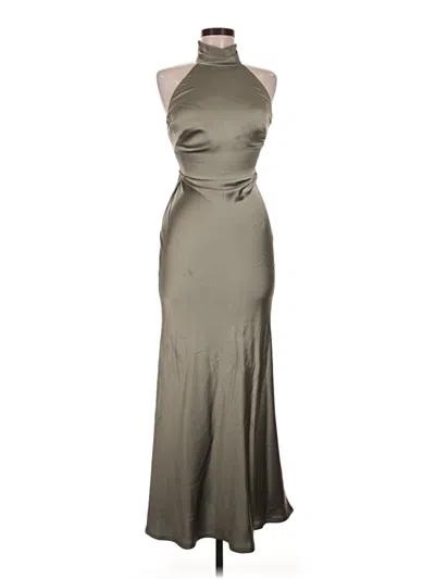 Pre-owned Jenny Yoo Collection Cocktail Dress In Gray