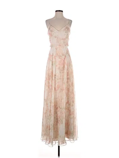 Pre-owned Jenny Yoo Collection Cocktail Dress In Ivory