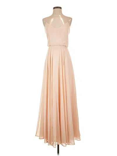Pre-owned Jenny Yoo Collection Cocktail Dress In Pink