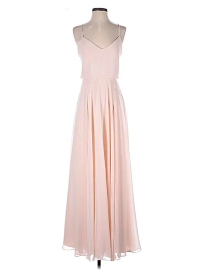 Pre-owned Jenny Yoo Collection Cocktail Dress In Pink