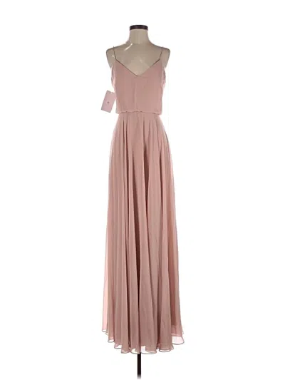Pre-owned Jenny Yoo Collection Cocktail Dress In Pink