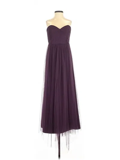 Pre-owned Jenny Yoo Collection Cocktail Dress In Purple