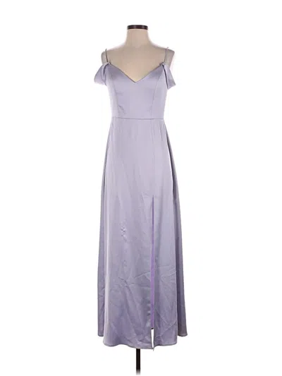 Pre-owned Jenny Yoo Collection Cocktail Dress In Purple