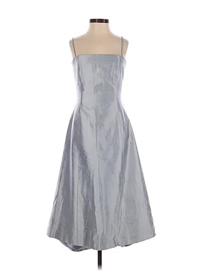 Pre-owned Jenny Yoo Collection Cocktail Dress In Silver