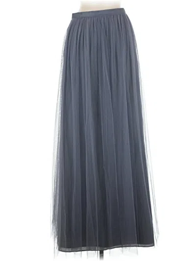 Pre-owned Jenny Yoo Collection Formal Skirt In Gray
