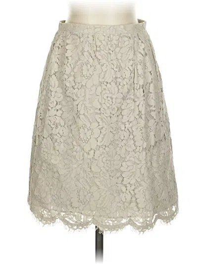 Pre-owned Jenny Yoo Collection Formal Skirt In White