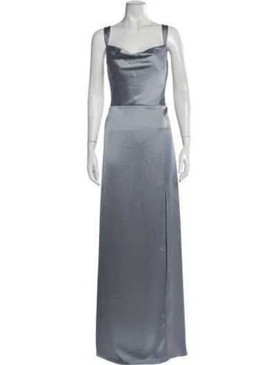Pre-owned Jenny Yoo Cowl Neck Long Dress W/ Tags In Multicolor