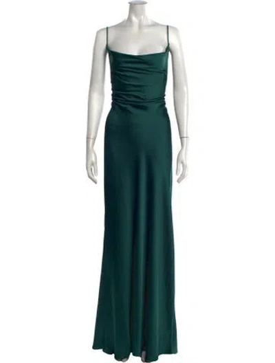 Pre-owned Jenny Yoo Cowl Neck Long Dress W/ Tags In Multicolor