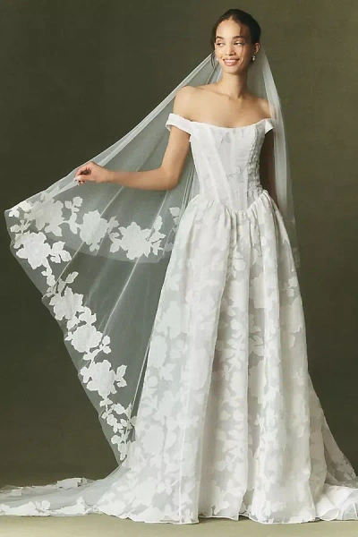 Jenny Yoo Flynn Veil In Yellow