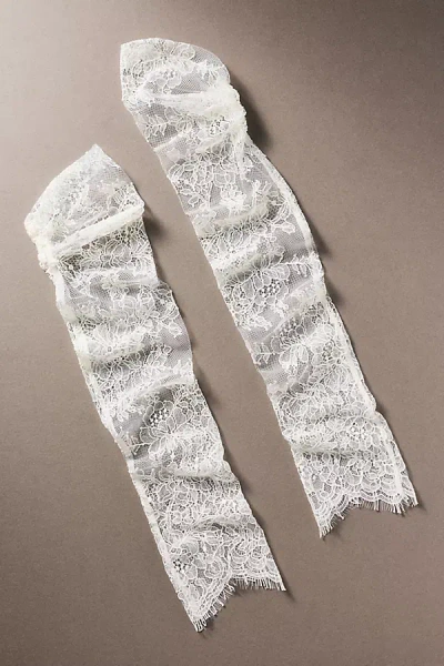 Jenny Yoo Iona Sleeves In White