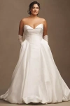 Jenny Yoo Jenny By  Georgie Strapless Sweetheart Basque-waist Bubble-hem Wedding Gown