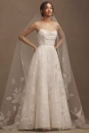 Jenny Yoo Jenny By  Lorelai Organza Appliqué Sweetheart A-line Wedding Gown In White