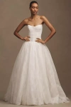 Jenny Yoo Jenny By  Miriam Strapless Tulle Basque-waist Ball-skirt Wedding Gown