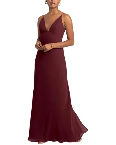 Jenny Yoo Jude Dress In Burgundy