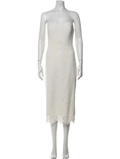 Pre-owned Jenny Yoo Nylon Midi Length Dress In Metallic/neutrals