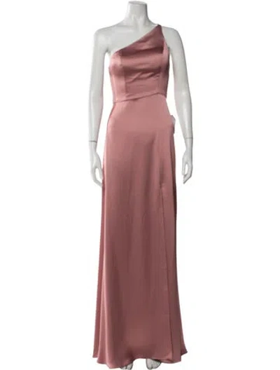 Pre-owned Jenny Yoo One-shoulder Long Dress W/ Tags In Multicolor
