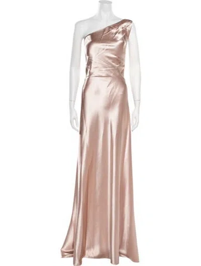 Pre-owned Jenny Yoo One-shoulder Long Dress W/ Tags In Multicolor