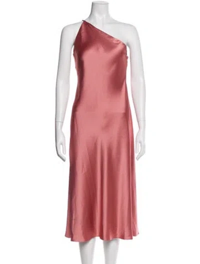Pre-owned Jenny Yoo One-shoulder Long Dress W/ Tags In Pink