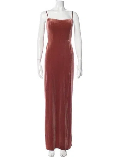 Pre-owned Jenny Yoo Square Neckline Long Dress In Neutral