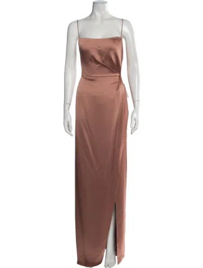 Pre-owned Jenny Yoo Square Neckline Long Dress W/ Tags In Multicolor