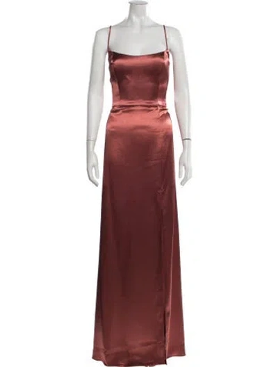 Pre-owned Jenny Yoo Square Neckline Long Dress W/ Tags In Multicolor