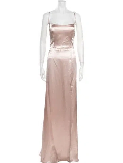 Pre-owned Jenny Yoo Square Neckline Long Dress W/ Tags In Multicolor