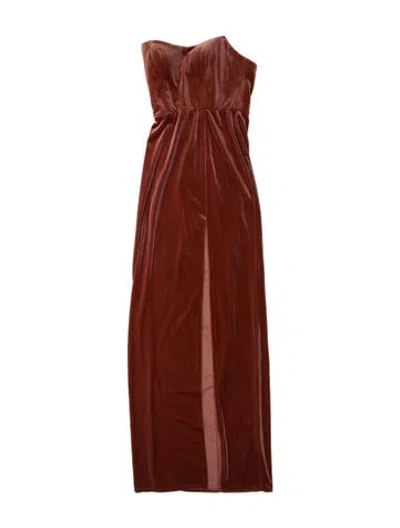Pre-owned Jenny Yoo Strapless Long Dress In Multi