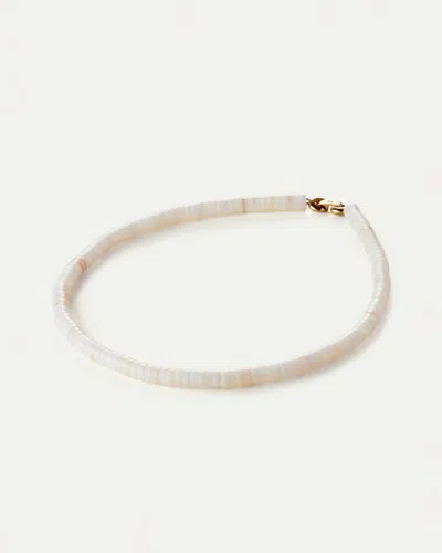 Jennybird Women's Odette Collar Necklace In Gold Shell In Silver