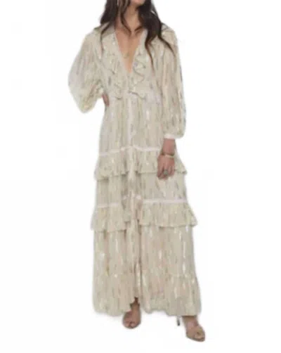 Jen's Pirate Booty Celebration Magician Maxi Dress In Full Moon In Neutral