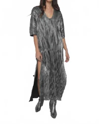 Jen's Pirate Booty Elixir Grand Canal Kaftan Dress In Silver In Gray