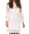 Jen's Pirate Booty Evoke Aztec Lace Mini Dress In Sierra Madre White In Multi