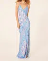 Jen's Pirate Booty Fairytale Skinny Dip Maxi Dress In Fairytale Sky In Multi
