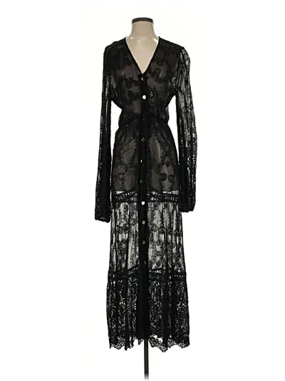 Pre-owned Jen's Pirate Booty Kimono In Black