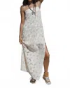 Jen's Pirate Booty Lounge Maxi Dress In Sixties White In White
